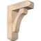 Ekena Millwork Legacy Craftsman Smooth Bracket w/ Offset Brace, Douglas Fir, 5 1/2"W x 16"D x 20"H BKT0604X16X20LEC04SDF - alternate 1